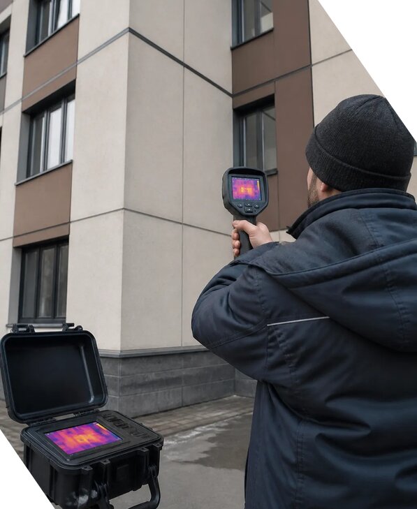 Тепловизионное обследование зданий и сооружений в Дзержинском